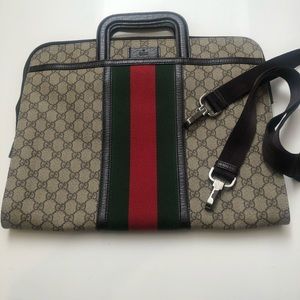 GUCCI retractable handle Briefcase / Laptop Case